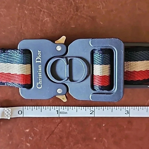 Christian Dior x Alyx Red, White & Blue Belt with Dust Bag - Picture 6 of 9